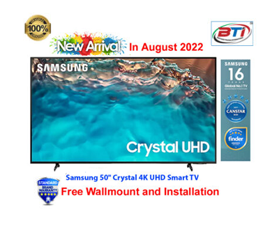 Samsung Crystal Smart Tv series 8 4K UHD